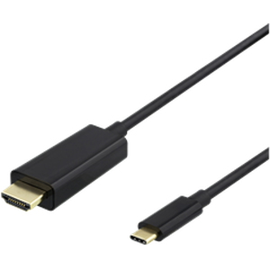 Deltaco Deltaco USB C - HDM-kaapeli, 3 m